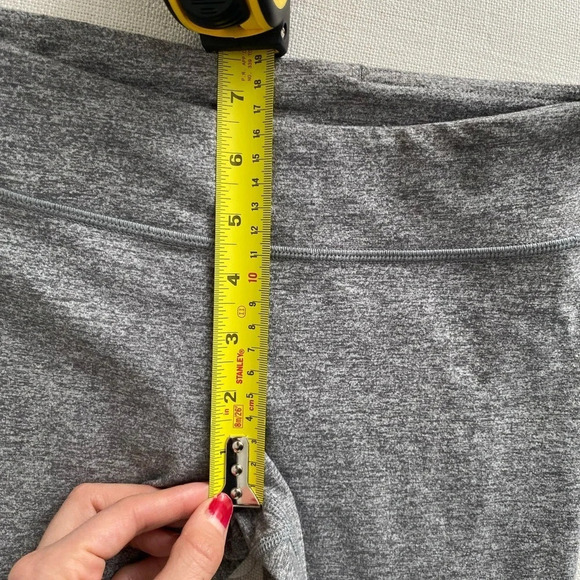 IVIVVA LULULEMON Girls  Heathered Gray Leggings Size 12 - Picture 11 of 12